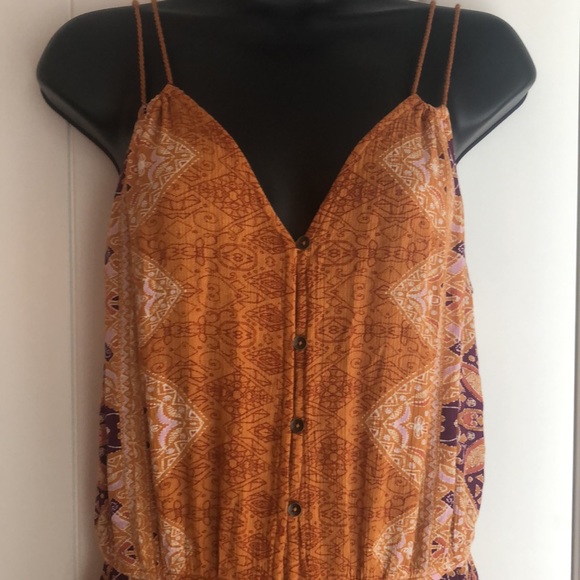 Xhilaration Rayon Romper Pantsuit Jumpsuit Jumper - Picture 3 of 11